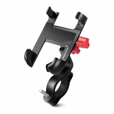 Outdoor Handlebar Motorbike Phone Mounts Waterproof 360 Degree Rotation