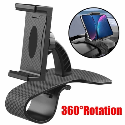 Rearview Mirror Car Dashboard Mobile Holder 360 Degree Rotating 7 inches