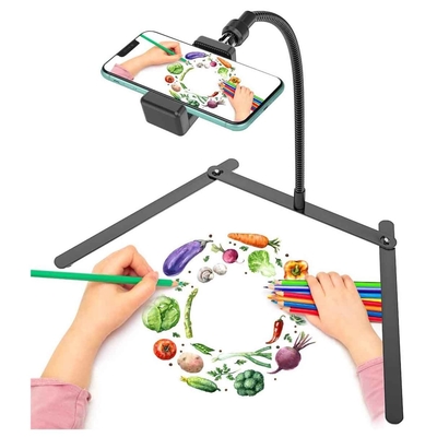RoHS Overhead Flexible Gooseneck Phone Holder For Live Streaming Drawing